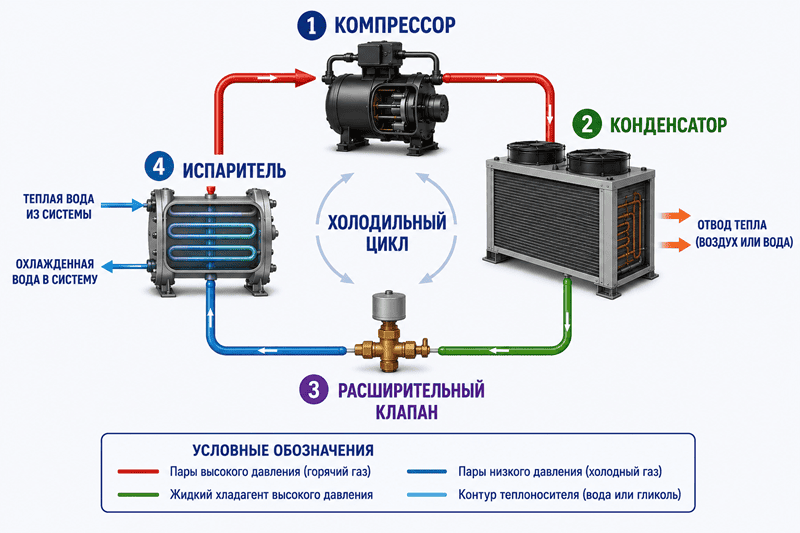 Как работает чиллер